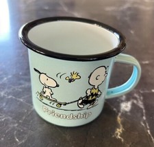 Emaille Becher Tasse Peanuts