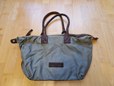 Damentasche Handtasche Liebeskind Leder Stoff Grau Braun Zustand GUT