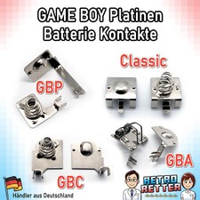 Gameboy Platine Batterie Kontakte Feder Classic Pocket Color Advance GBP GBC GBA