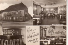 Postkarte :  HERZBERG /Elster - Gaststätte " Wolfsschlucht " ; ca.1965