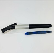 LAMY Accent Füllfederhalter Matt Schwarz / Griffstück Silber Aluminium Feder M