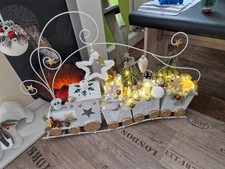 Weihnachts Deko Zug Dekoriert