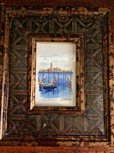 Aquarell von venedig - aquarell, burano