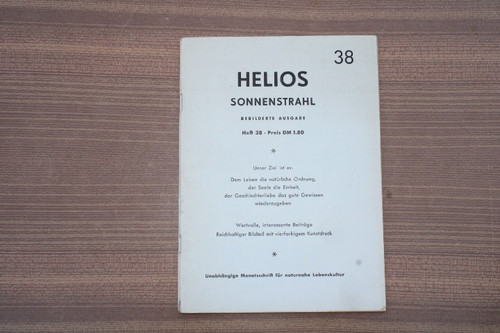 Helios sonnenstrahl heft - helios,