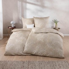 Estella Mako Interlock Jersey Bettwäsche Nathan in Beige