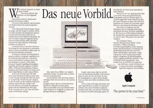 Apple macintosh reklame - macintosh, ii