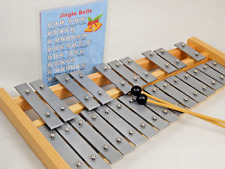 25 Noten Glockenspiel Xylophon mit Schlägel, Metall auf Holz für Anfänger