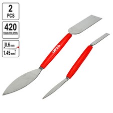 Spachtel Gipsereisen Stukkateureisen Maler Doppelspachtel 2-tlg SET Schaber