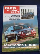 Mercedes E 200 Kompressor gegen BMW 520i Sonderdruck 2000