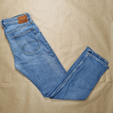 Tommy HILFIGER Ryan Herren Jeans Hose W32 L32 Straight Stretch Stone-Waschung