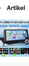 10,25" IPS CarPlay Android 14 Autoradio GPS Navi für BMW X1 E84 WiFi EQ iDrive
