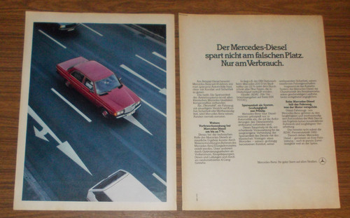 Seltene werbung mercedes 200 - werbung,