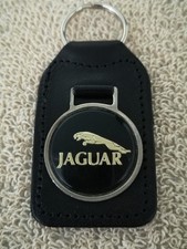 Vintage 1980er Leder Jaguar
