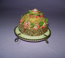 Alte, Tortenplatte mit einer