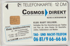 Telefonkarte S 62/92 ** Michel