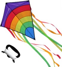 Bunter Delta Drachen Lenkdrachen Kinder und Erwachsene, Einfach zu 73*65cm DHL