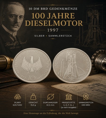 Brd gedenkmünze 1997 - 10,