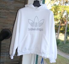 BALENCIAGA x ADIDAS SWEATER 3 hoody hoodie pullover white oversized xl 2xl xxl