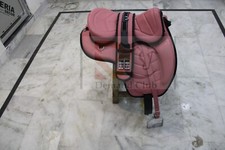 Ledersattel Treeless Free max English Pony/Adult Horse Tack mit Steigbügel