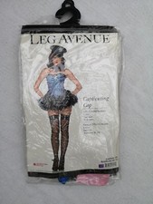 LEG AVENUE Polizei Kostüm Blau/Schwarz Größe S