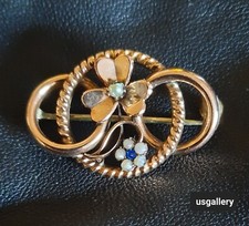 ANTIQUE BIEDERMEIER 14K