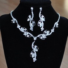 Blätter strass set hochzeit - set,