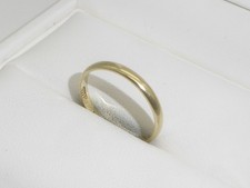 333 Gold Ring 8K Gelbgold Ehering Trauring Gravur RG 57 - 18,1 mm 9666