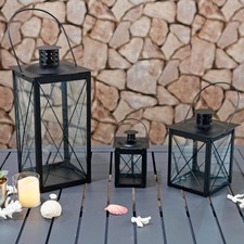 3er set gartenlaternen - 3er,