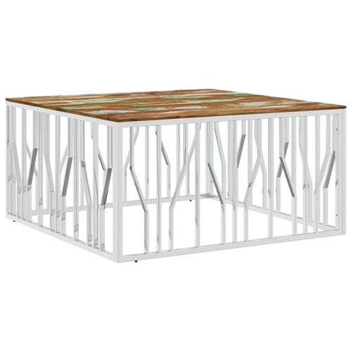 Couchtisch silbern edelstahl - couchtisch,