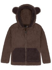 Kinder Baby Teddyjacke Fleecejacke Sherpajacke mit Ohren für Junge und Mädchen