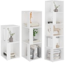 Eckregal Bücherregal Standregal 2/3/4/5 Fächer Küchenregal Badregal Spanplatte