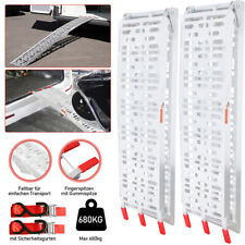 2x Auffahrrampe max. 680kg Alu