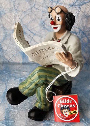 Gilde clowns zeitungsleser - clowns, "zeitungsleser"