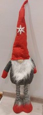 Ausziehbarer Wichtel/ Zwerg/ Teleskop-Beine/ Weihnachten/ Figur/ Deko/ rot