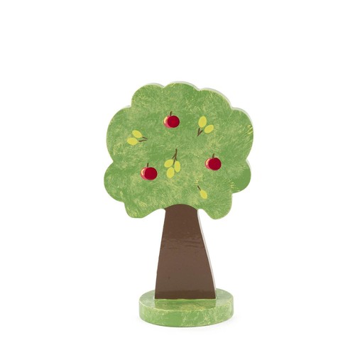Miniaturfigur apfelbaum flach - miniaturfigur,