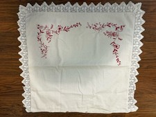 Paradekissen Häkelspitze Rote