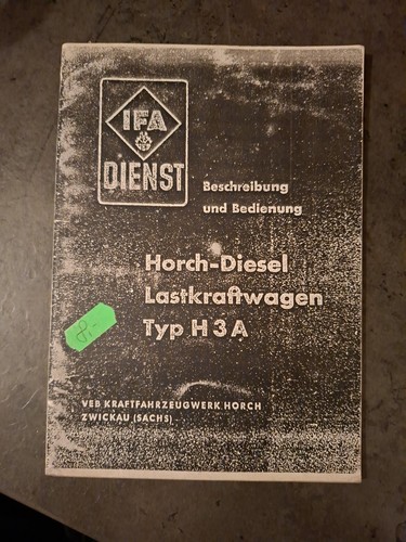 Horch h3a diesel - h3a,