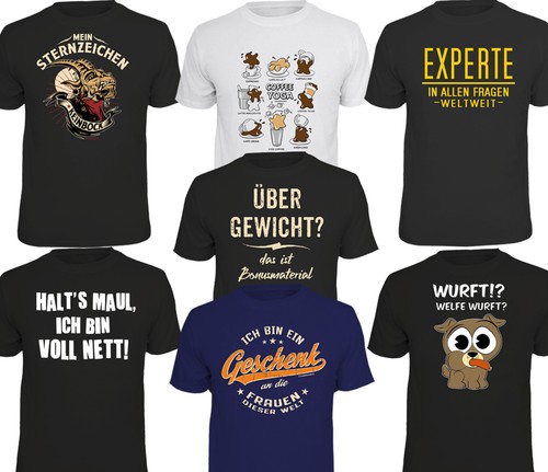 Fun shirt lustig bedruckte - fun,