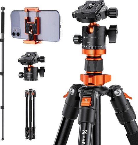 Concept 2in1 kamerastativ - k&f,