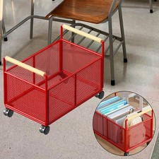 Rollbarer Akten-Organizer-Wagen, Bücherregal, Aufbewahrungsbox unter dem
