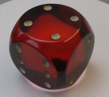 großer XXL Würfel Kunstharz