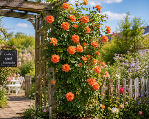 Rosa orange climber - rosa,