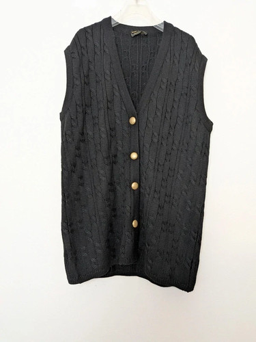 Vintage strickweste weste - strickweste,