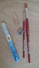 2 Da Vinci Spin Cosmotop Aquarellpinsel Maskingfluid Marker Aquarellfarbe