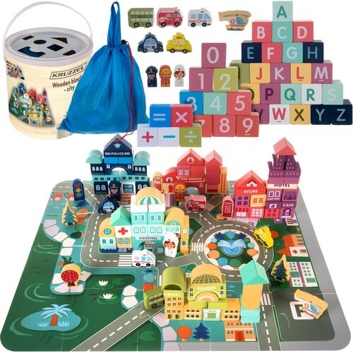 Xxl holzklötze puzzlematte - xxl,