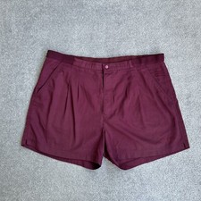 ADIDAS Herren Vintage Shorts Bermuda 54 2XL Retro Kurze Hose Logo F48 27017 Rot