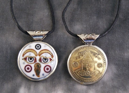 Wendeamulett buddha eye - buddha, ~