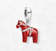 Dalarna Rotes Pferd Reiter