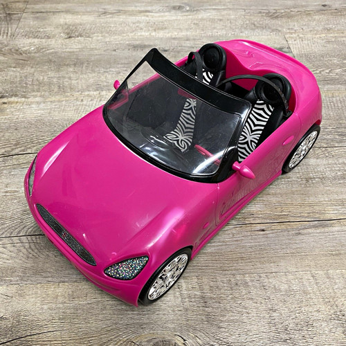 Barbie auto cabrio - barbie, pink