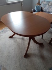 Eiche rustikal Tisch Oval zum